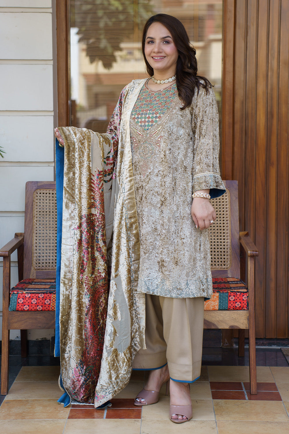 BRASSO VELVET WINTER SET