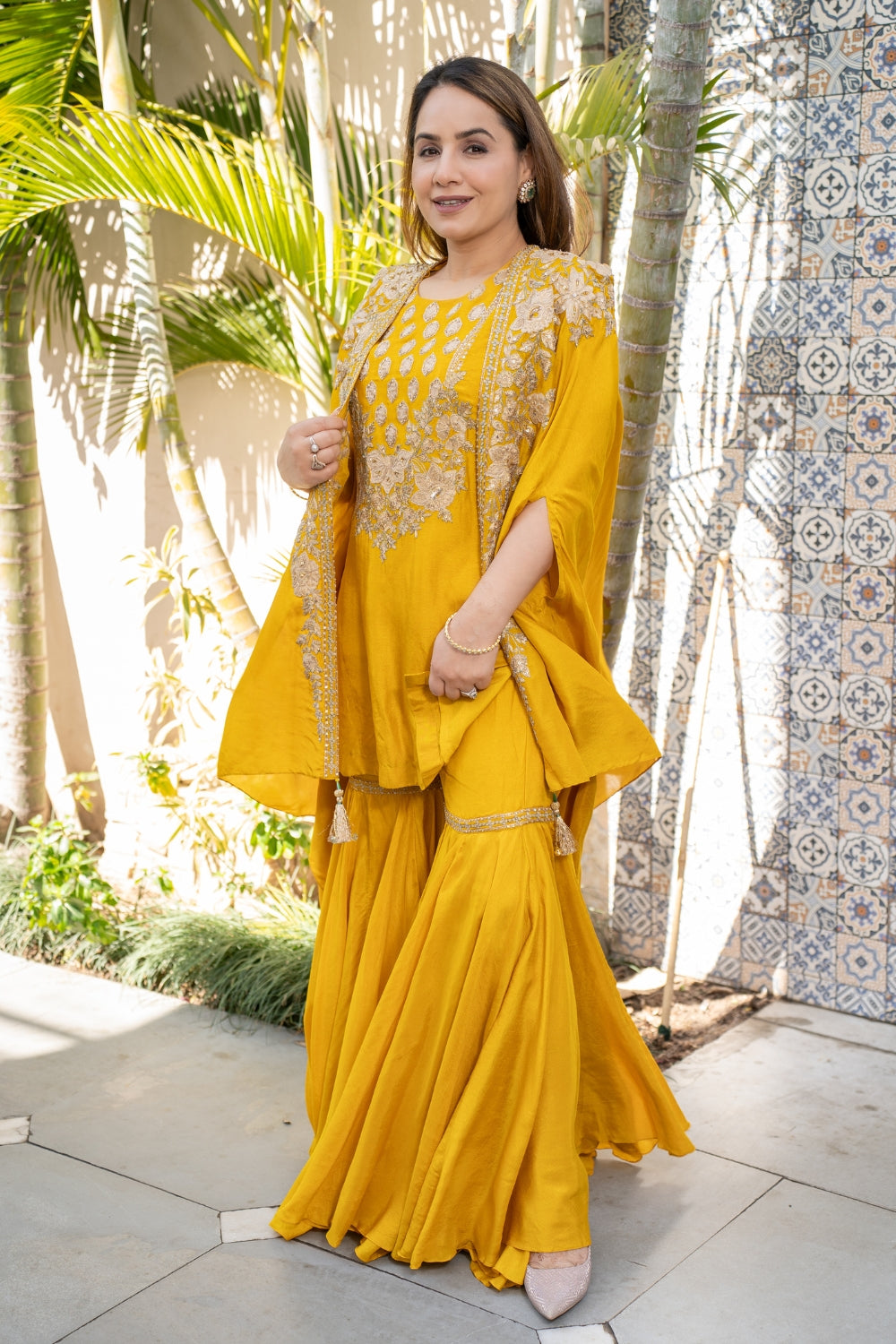 Kesar Zaria Sharara Set