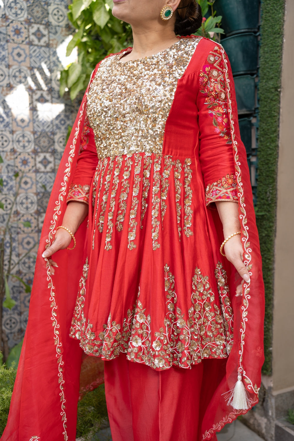 Gulnaar Anarkali Set