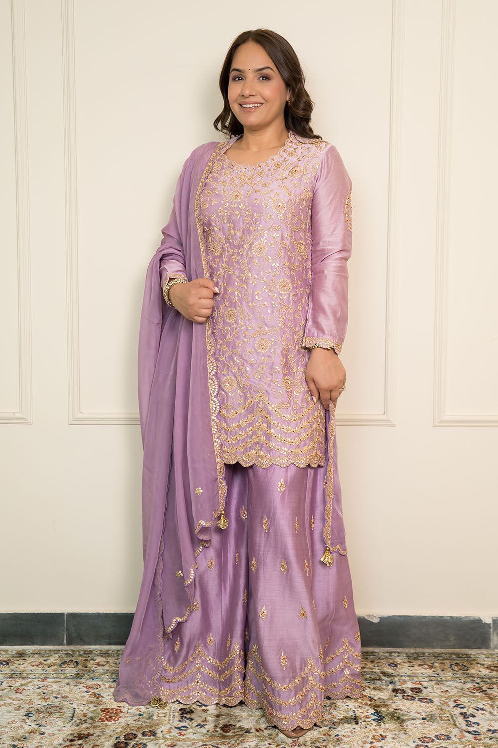 Gotta Patti Lavender Set