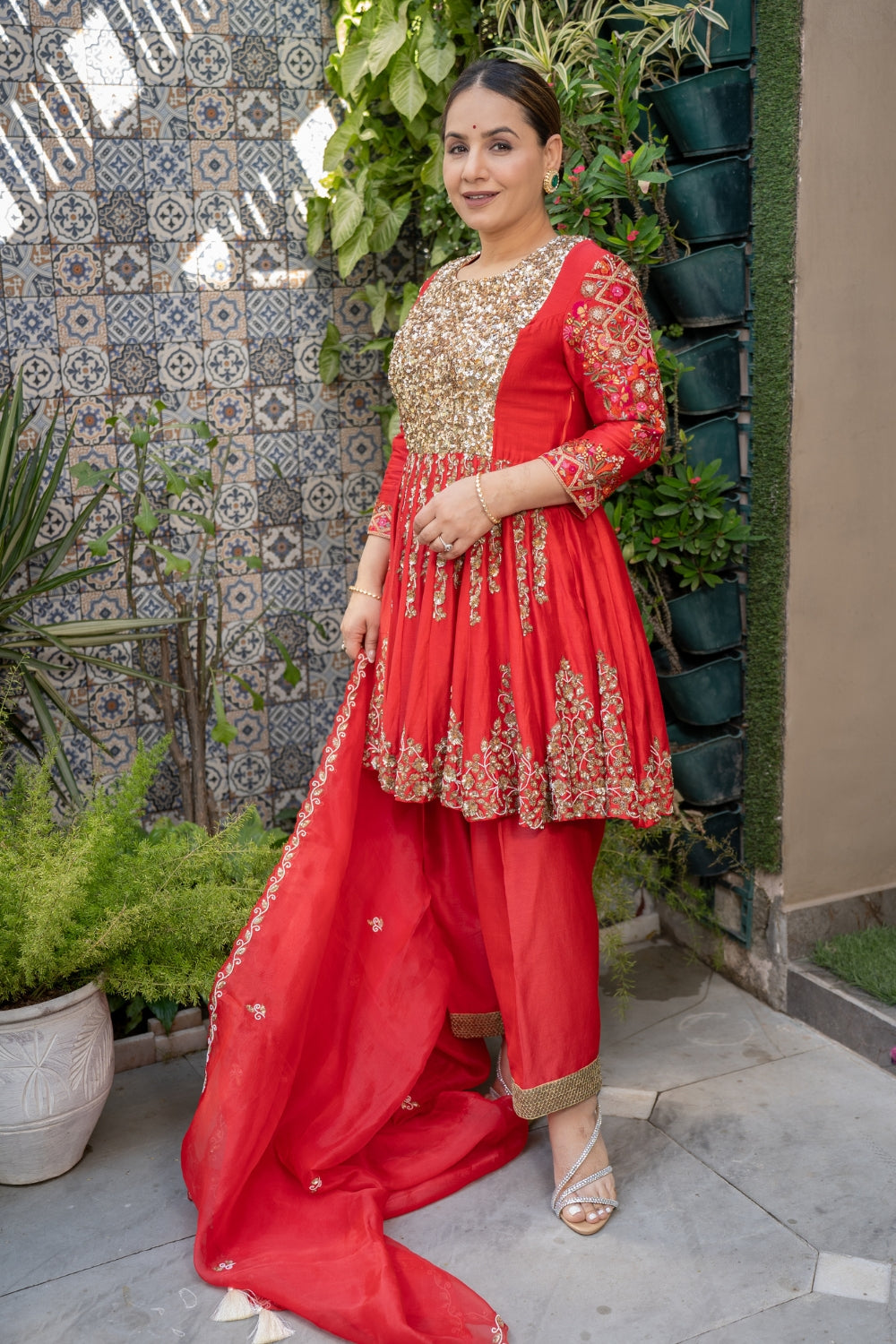 Gulnaar Anarkali Set
