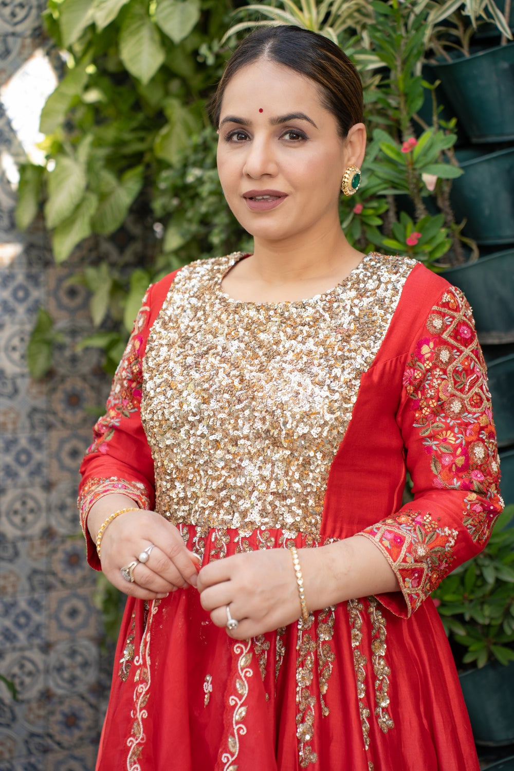 Gulnaar Anarkali Set