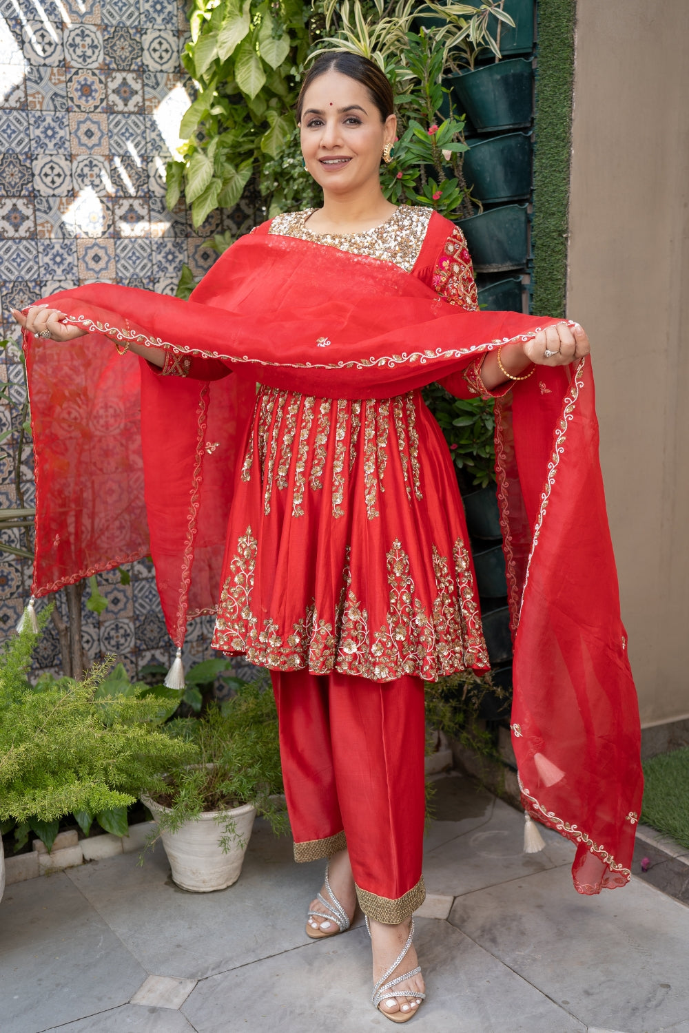 Gulnaar Anarkali Set