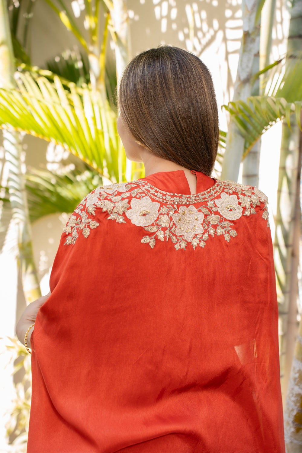Surkh Zaria Sharara Set