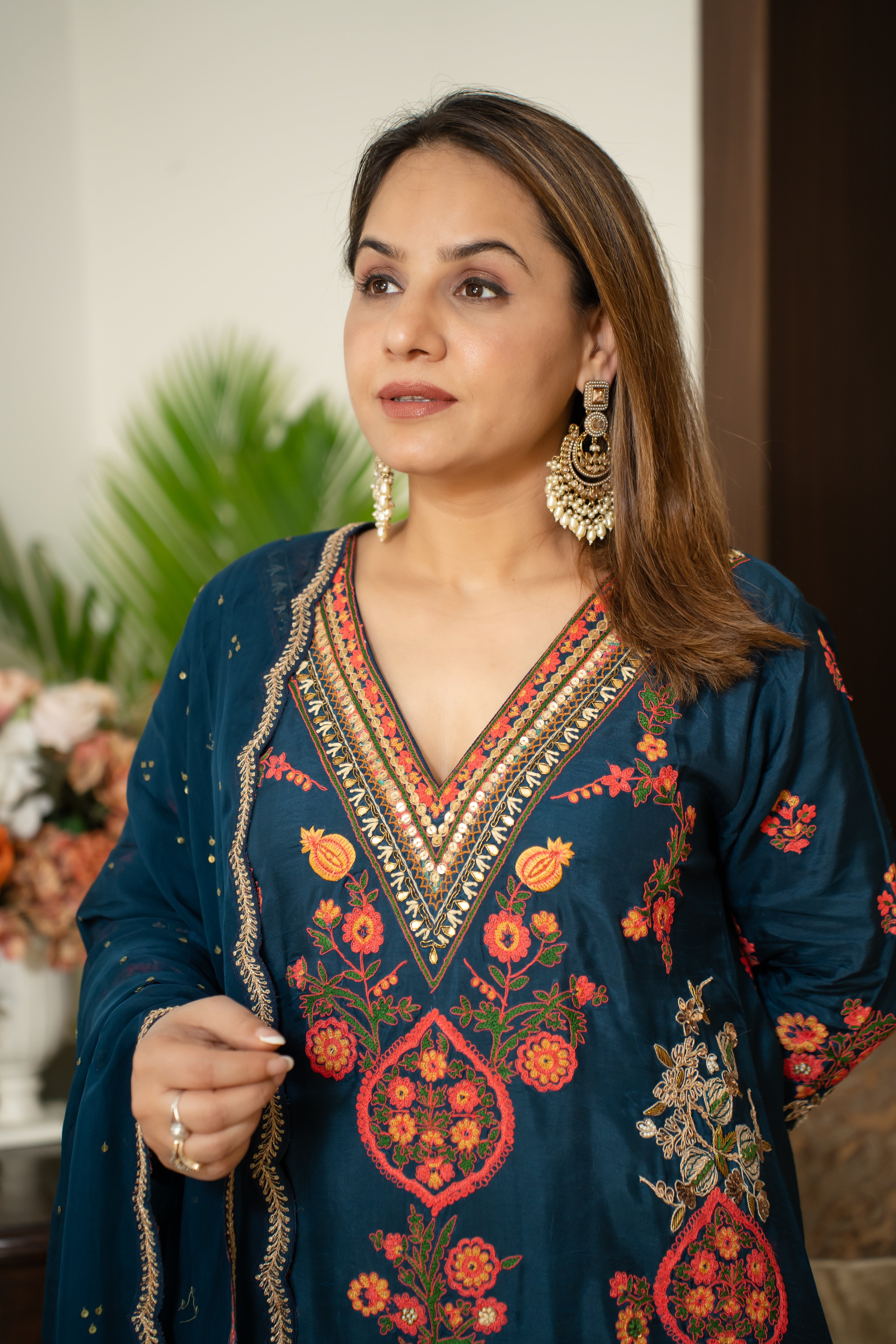 Short Shirt With Sharara