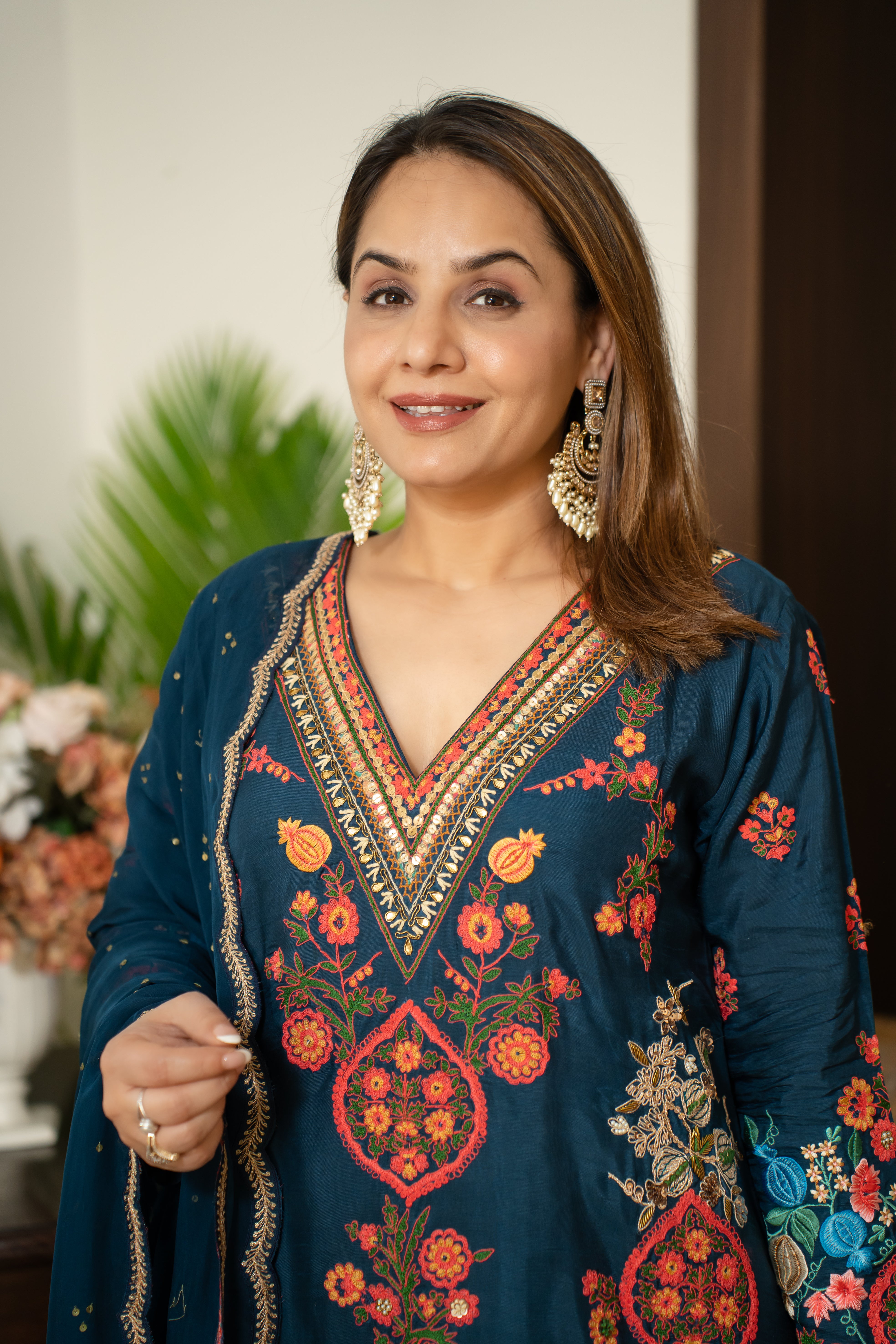 Short Shirt With Sharara