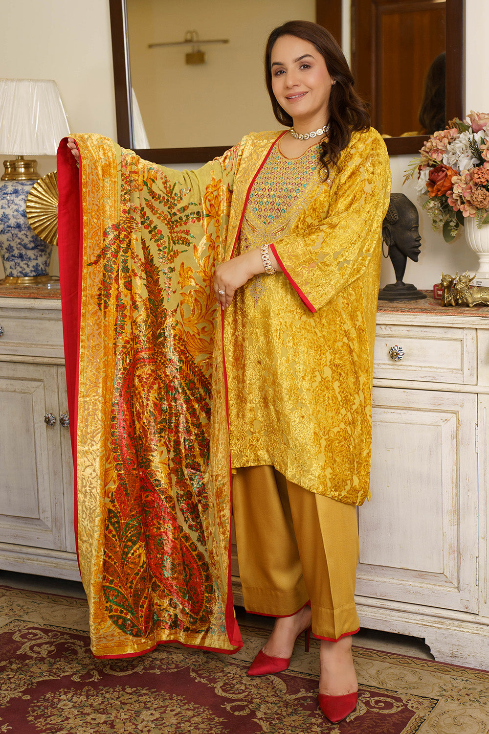 BRASSO VELVET WINTER SET