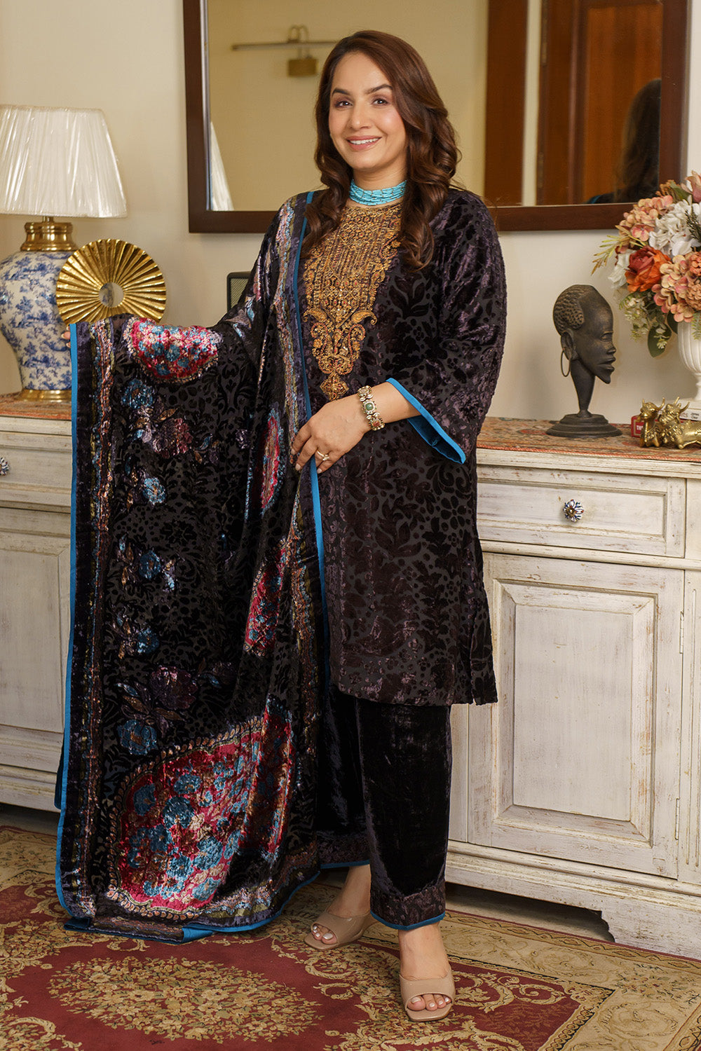 BRASSO VELVET WINTER SET