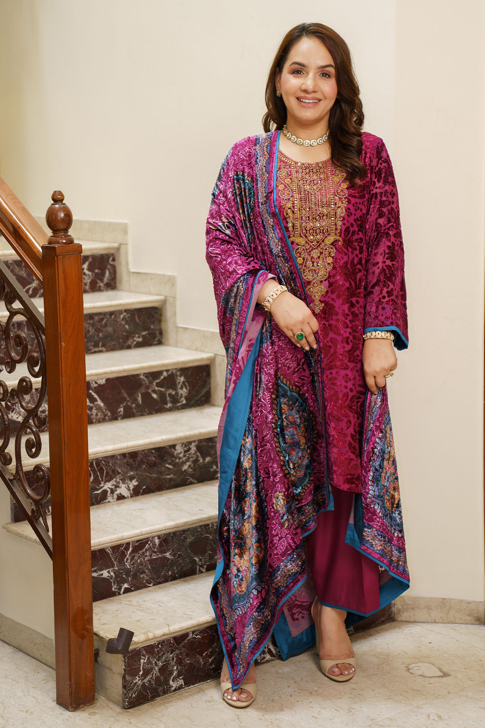 BRASSO VELVET WINTER SET