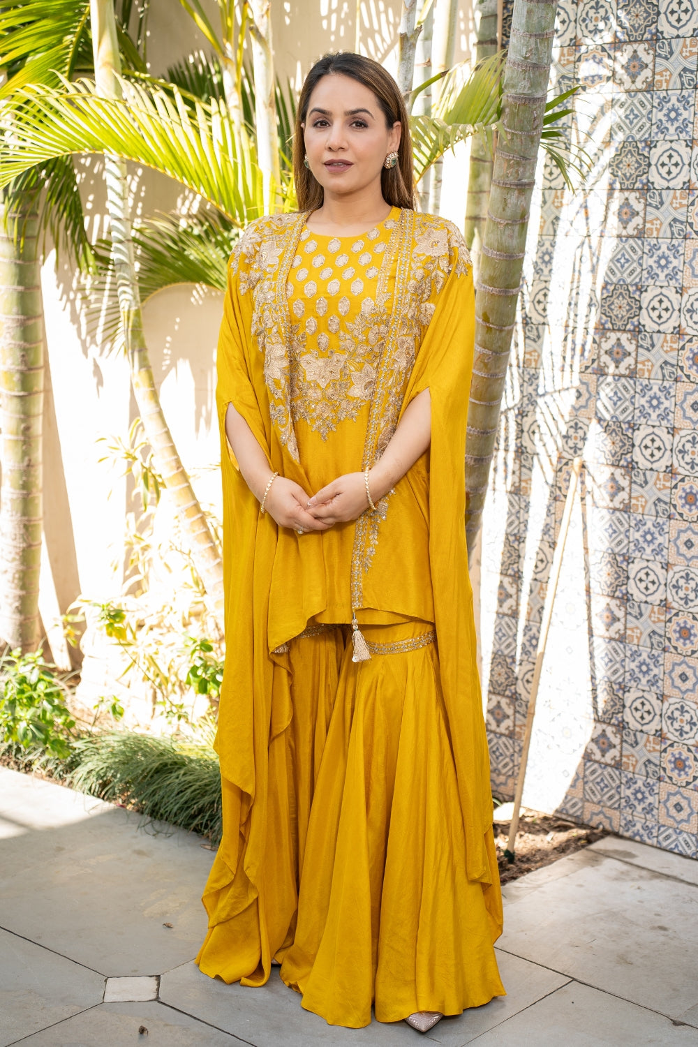 Kesar Zaria Sharara Set