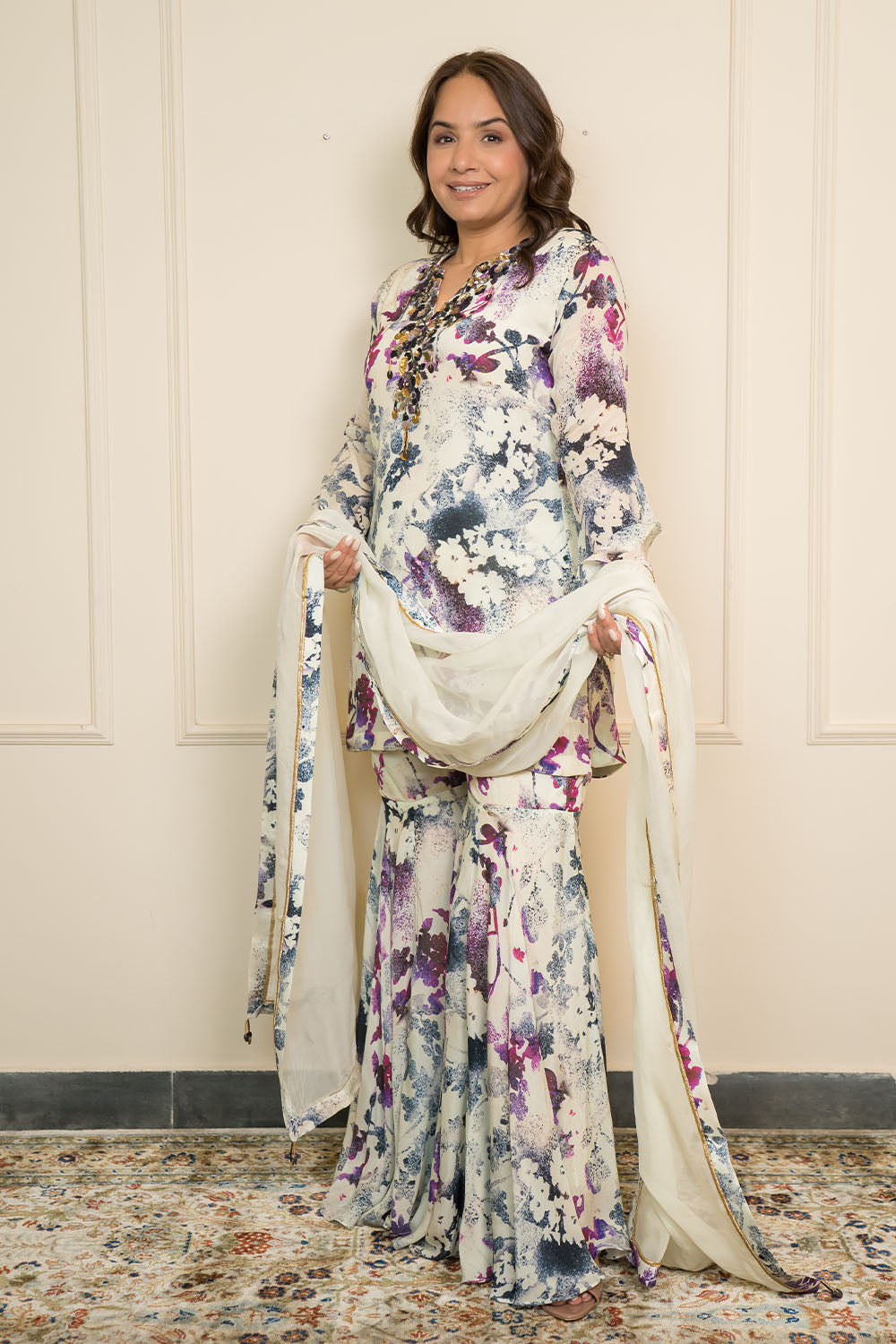 Chiffon Based Garara Set