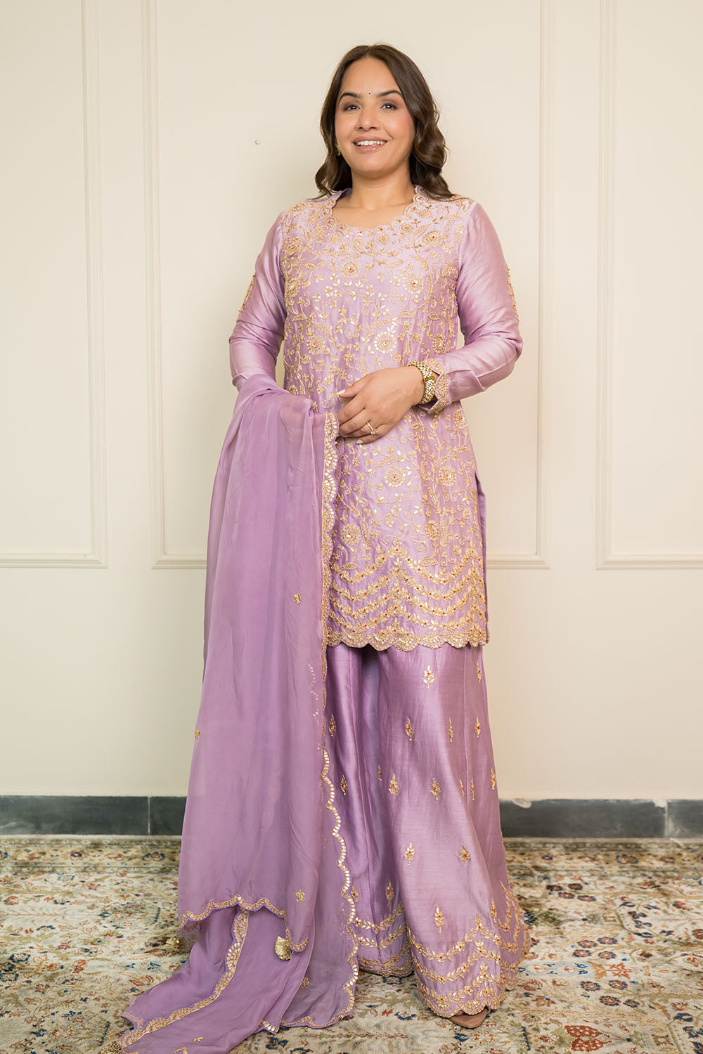 Gotta Patti Lavender Set