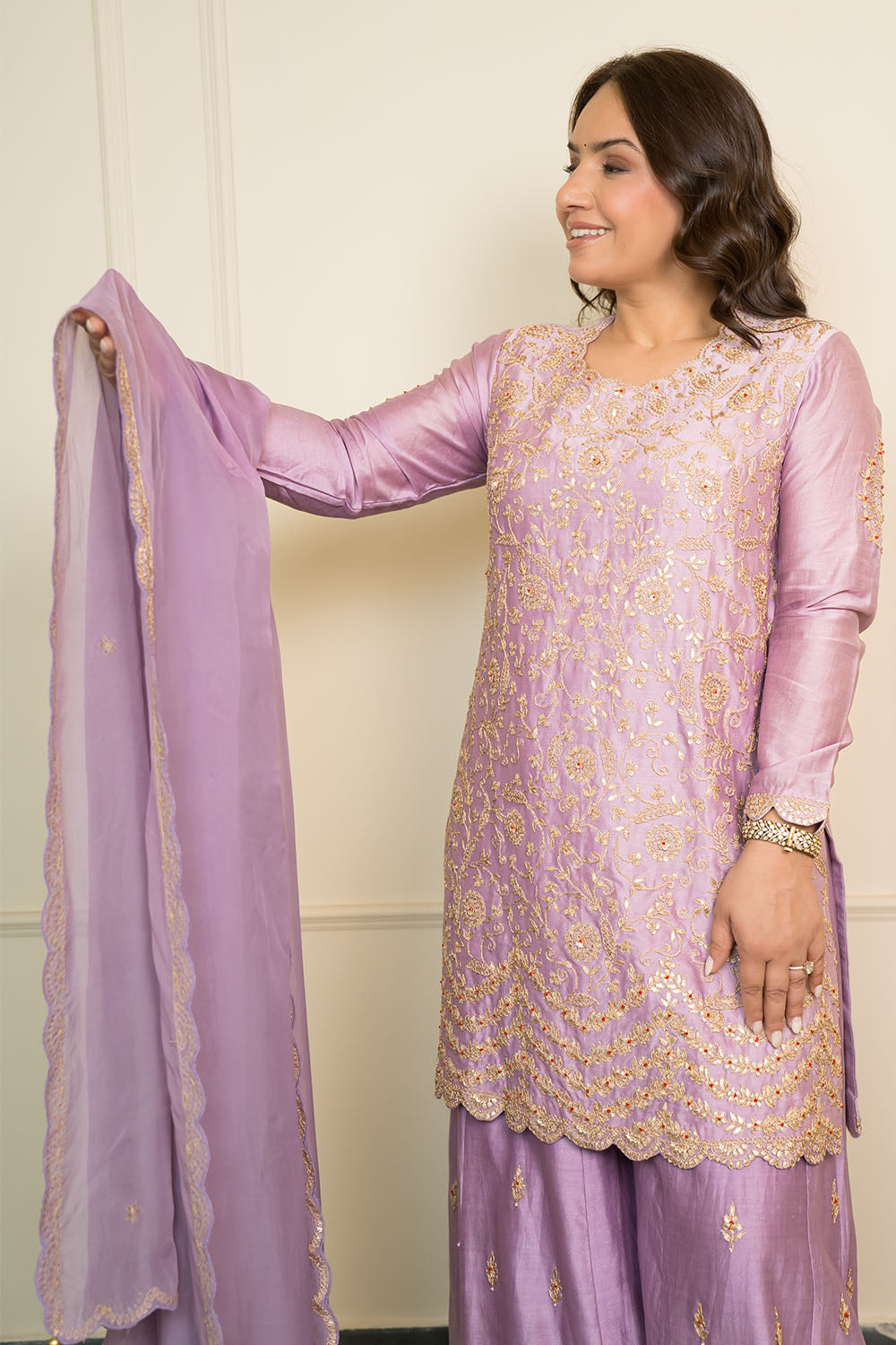 Gotta Patti Lavender Set