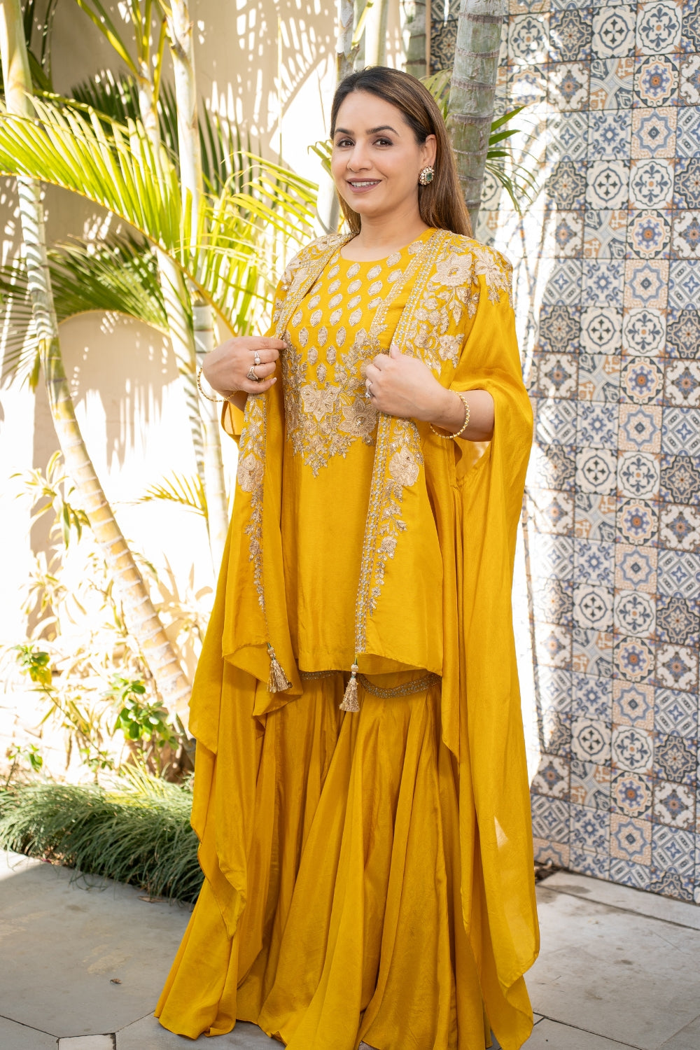 Kesar Zaria Sharara Set